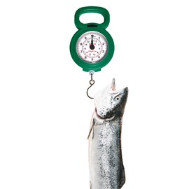 Analog Scale 10kg Luggage Fishing Easy to Use Portable and Compact with Heavy Duty Hook for Suitcase, Fisherman and Home Use (Green)