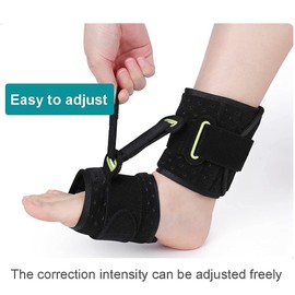 Furlove Kids Children AFO Drop Foot Brace, Child Improve Foot Walking Gait, Effective Relieve Pain for Achilles Tendon Cerebral Palsy, Motor Nerve Damage (5-15 Years Old)