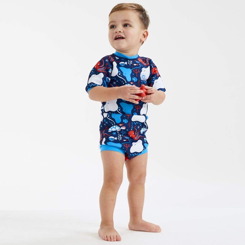 Splash About Happy Nappy Wetsuit Under The Sea 12-24 Months