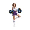 Hooshing 2 Pack Cheerleading Pom Poms Blue and Gold with