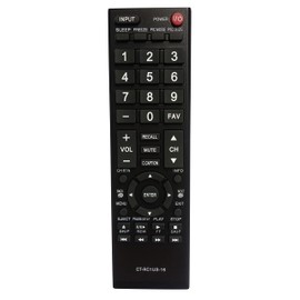 Universal Remote Compatible for Toshiba CT-RC1US-16 CTRC1US16 28L110U 32L220U 40L310U 55L310U 43L420U 49L420U 50L420U TV Remote Control
