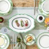 Volumoon 15cm x 25m Green Classic Table Runner, Polyester, Table