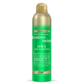 OGX Refresh Balance + Dry Shampoo 64071, Tea Tree Mint, 5 Ounce, 235ml
