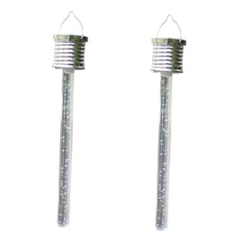 Operitacx 2 Pack Solar Led Outdoor Lamp Waterproof Easy Install Small Chandelier for Yard Garden Rainproof