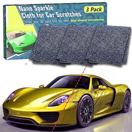 ONAITON Nano Sparkle Cloth Car Scratch Remover, Automotive Nano Sparkle Cloth for Car Scratch