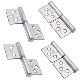Rannb 3-inch Flag Hinges 304 Stainless Steel Lift Off Hinge Detachable Door Hinge - 4pcs