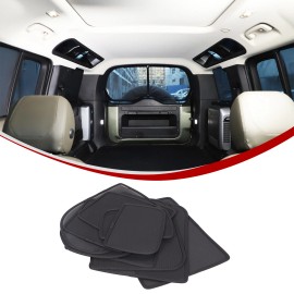 carmotion88 Car Full Window Sunvisor Screen Sunshade Mesh Kit For Land Rover Defender 2020+