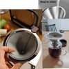 Pour Over Coffee Dripper, Reusable Coffee Filter Durable Stainless Steel