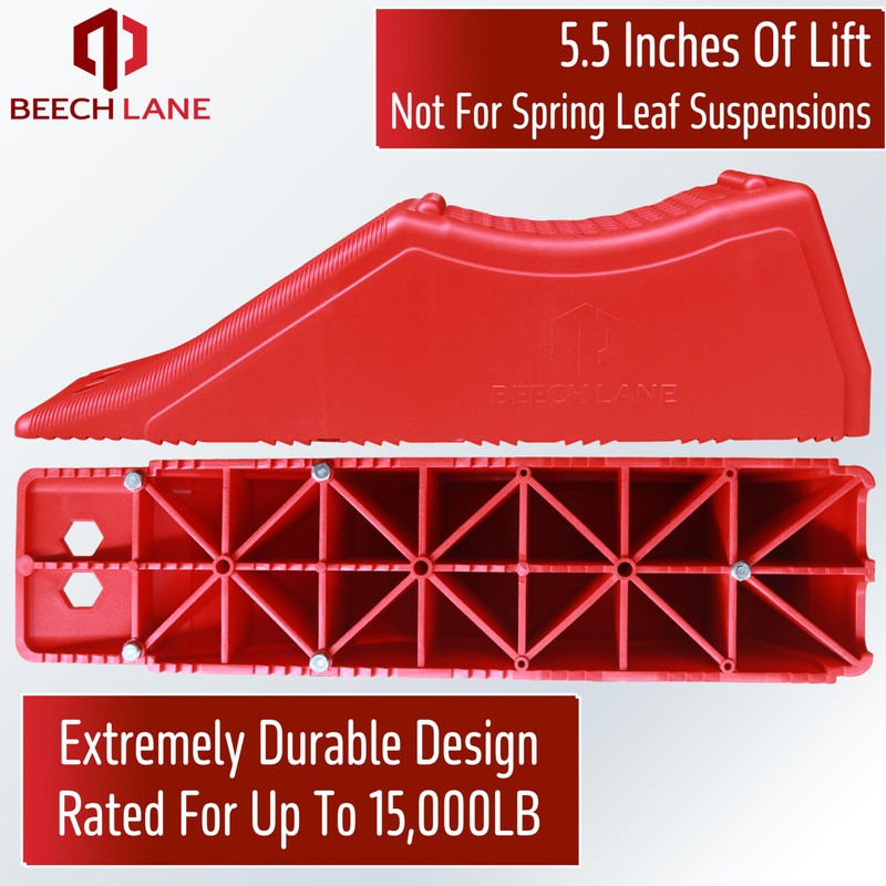 Beech Lane 5 1/2" Lift Tandem Tire Trailer Ramp, Quickly