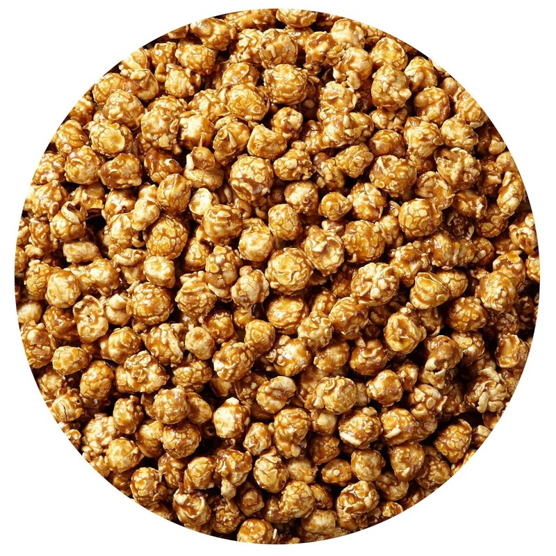 The Hampton Popcorn Company Caramel Popcorn Resealable Zip Bag, 9.5