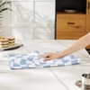 Ohocut Checkered Kitchen Tea Towel, Pack of 2, 18 x