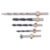 5Pcs Pocket Hole Drill Bit 3 Knife Points High Speed