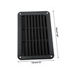 ACROPIX 19X12cm Rectangular Black RV Air Vent Panel Ventilation Grill