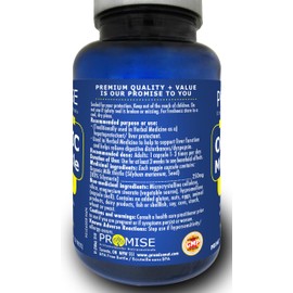 🇨🇦 Promise Organic Milk Thistle - 250mg each capsule, Support Liver Functions, Liver and Colon Cleanse Detox Supplement, Made in Canada 75 Caps