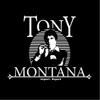 Cool retro t-shirt for men TONI MONTANA logo size M