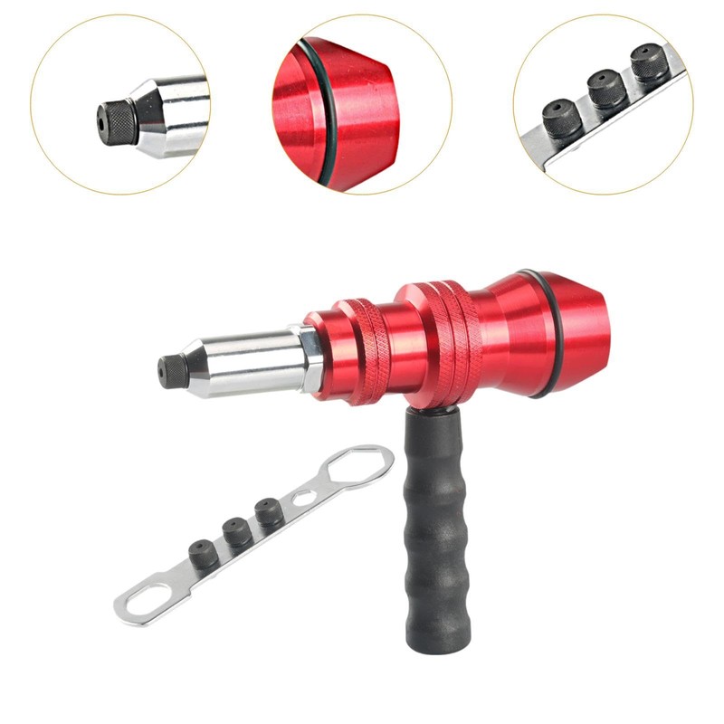 Colcolo Electric Rivet Drill Tool Rivet Nut Adapter Riveting Maintenance