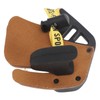Double PU Leather Archery Finger Tab Archery Finger Guard Fingers