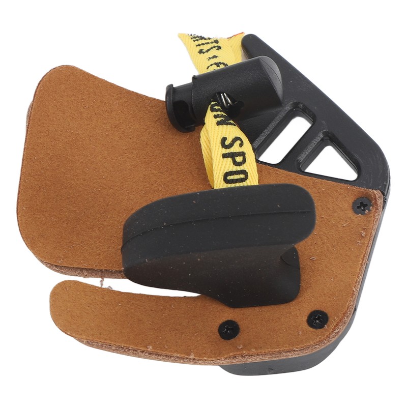 Double PU Leather Archery Finger Tab Archery Finger Guard Fingers