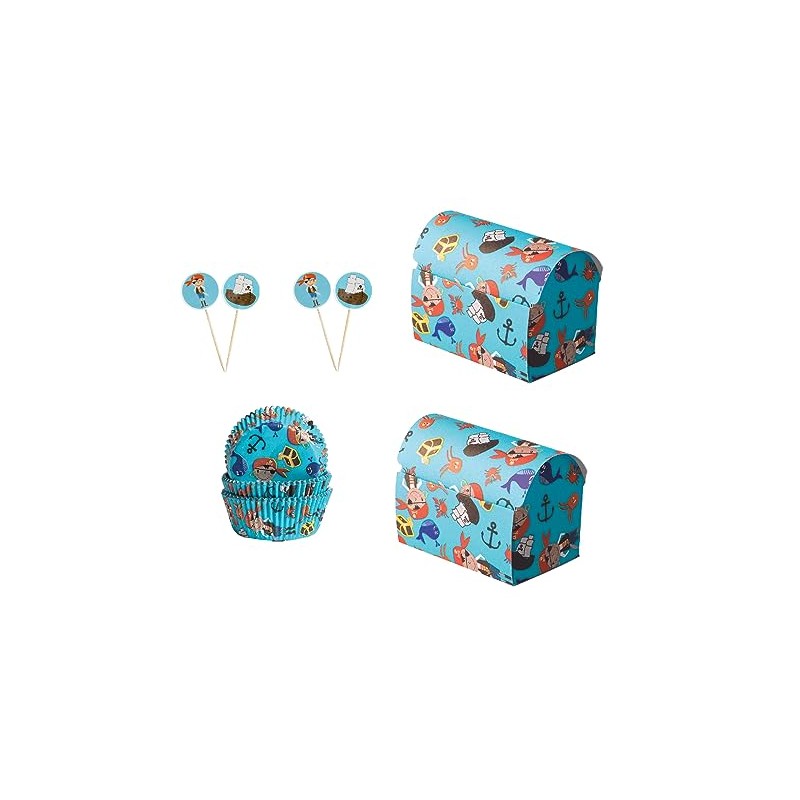 Demmler Baking set in exciting pirate look, set of 5,