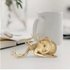 FJXQTCXD Metal Octopus Cuttlefish Figurines Statue Desk Stand for Phone