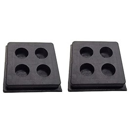 ACTIVLIFE for Set of 2 Heavy Duty Anti Vibration Isolation Rubber Pads 2" x 2" x 3/4"