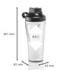 Bosch MMZBT01B Smoothie ToGo Bottle, 0.6 L, Shatterproof, Robust, Drinking