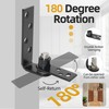 1 Pack Swing Door Hinge, Cafe Door Hinges Dual Swing,