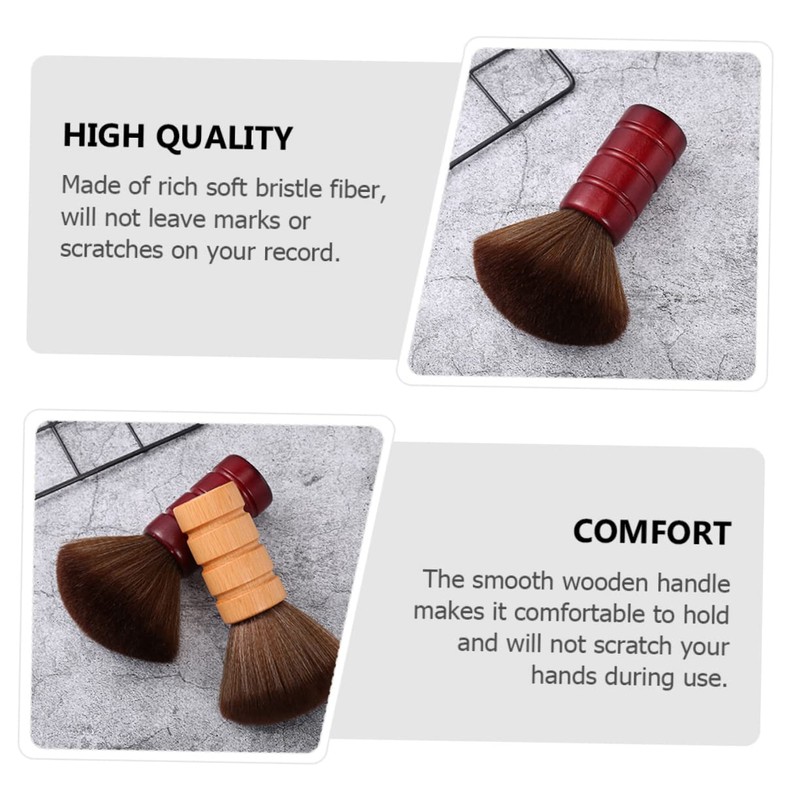 Tofficu Vinyl Record Cleaning Brush Portable Static Record Brush for
