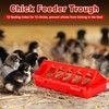 POMINEL Chick Brooder Box Starter Kit, Plastic Baby Chicken Feeder