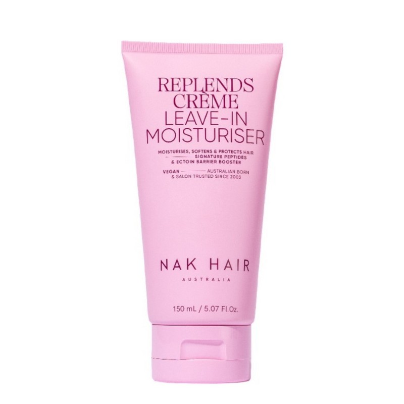 NAK Hair Nourish Trio Bundle with Replends Creme Leave In