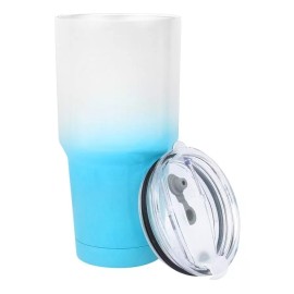 EG Vaso Tipo Termo Playero Con Tapa De 840 Ml