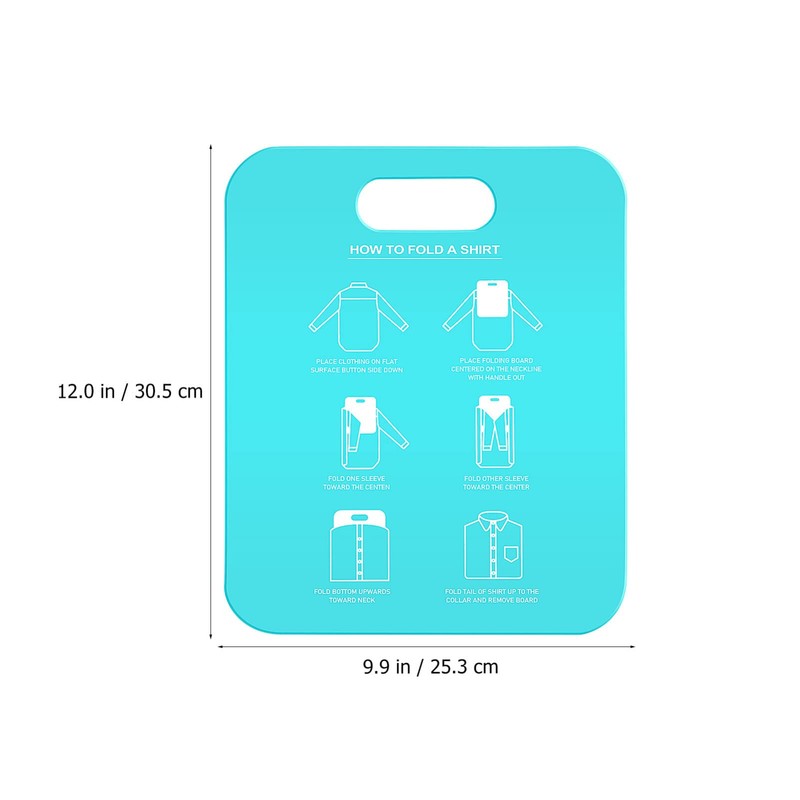 TOPBATHY Pack of 2 Shirt Folders Clothing Folding Board Reusable