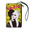 Buckle-Down Women's Zip Wallet Cruella de Vil Small, 6.5" x