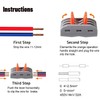 Koverflame Quick Lever Wire Connectors: Compact Electrical Splicing Kit, 0.4-2.5