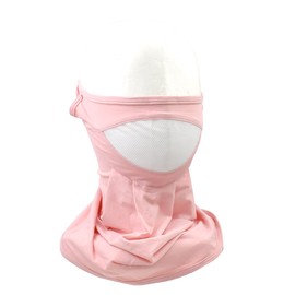 Prata Face Cover, Cooling Sensation, Mask, Sports, Women's, UV Protection, Running, Summer, Outdoors, UV Rays, Sunburn Protection, Stretchy, Mesh Material, Pink