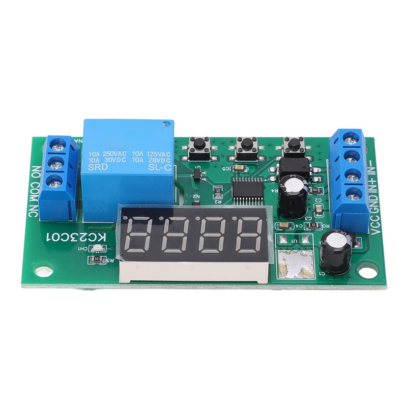 Multifunctional Pulse Counter Relay Board 0.1S to 9999999.9s 0.01s Accuracy