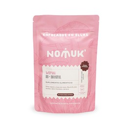 Nomuk - Woman Hormo Balance + Inositol en Polvo | Suplemento Alimenticio para Mujeres con 4 Adaptógenos (ginseng, schisandra, maca) Inositol mezcla ideal 40:1 y Arándano | 225 g | 40 Días de Duración