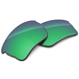 Tintart Performance Replacement Lenses Compatible with Oakley Quarter Jacket OO9200 Polycarbonate Polarized Etched-Emerald Green