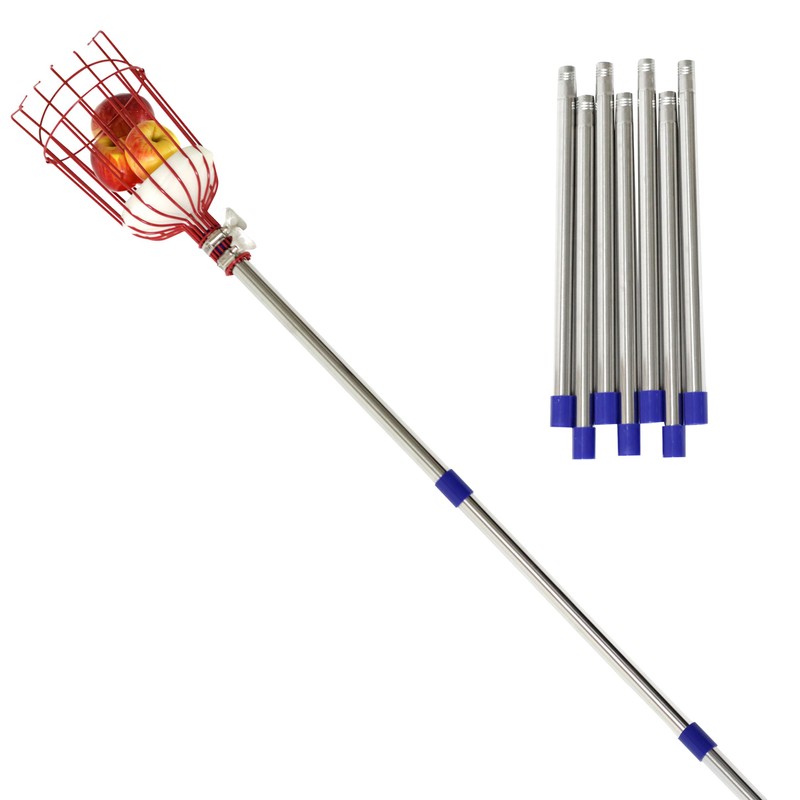 Trademark Innovations Fruit Picker, Red