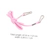 OHPHCALL 2pcs Kids Ski Gloves Lanyard Snowboard Glove Clip Mitten