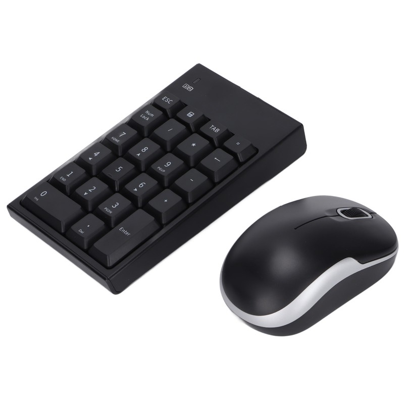 Numeric Keyboard Mouse Set MC‑61CB Wireless 2.4g Portable Silent Keypad