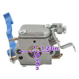 Carbhub 590460102 Carburetor Air Filter Fuel Line Kit Fit for Husq 125B 125BX 125BVX Leaf Blower Trimmer for Zama C1Q-W37 Carburetor Replace 545081811, 5450818-11