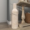 Deco 79 Bamboo Wood Decorative Vase Tall Woven Floor Centerpiece