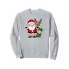 Santa Claus Reindeer Elf Holiday Christmas Sweatshirt