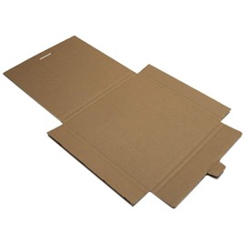 STRONG 12" LP SINGLE RECORD VINYL MAILERS SHIPPING POSTAL CARDBOARD PACKAGING BOXES (25, BROWN)
