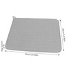 Niuoppy 2Pcs Dish Drying Mat, 38x50cm Highly Absorbent Draining Board