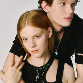 AXELUNA Mountain Sea Couple Necklace