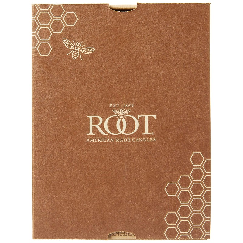 Root Candles Unscented Dinner Candles Premium Beeswax Blend Boxed Candle