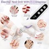 Professional Manicure Pedicure Kit with Memory Modes, Cordless Electric Nail