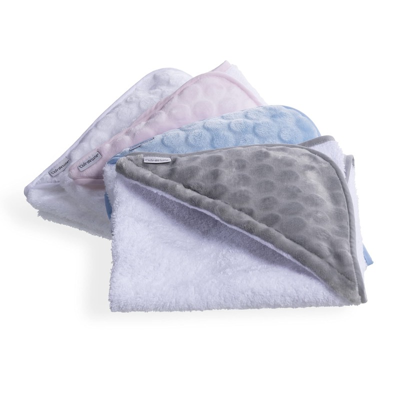 Clair de Lune | Marshmallow Hooded baby bath towel |